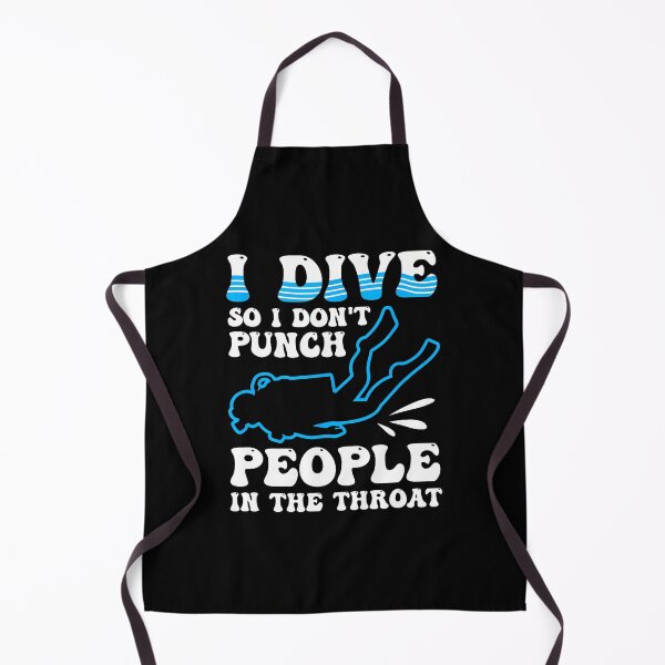 Item preview, Diving So I Don'T Punch People Sarcastic Suba Diving designed and sold by JuanitaJulia.