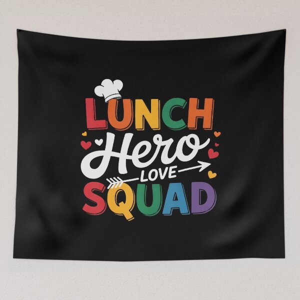 Item preview, School Lunch Hero Squad Cafeteria Workers Crew Lady designed and sold by ConnieDora.