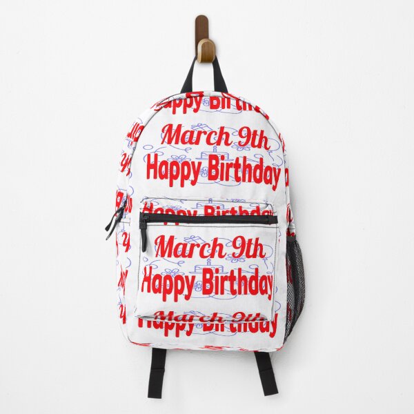 Item preview, March 9th, Happy birthday designed and sold by Sujinthaiart.