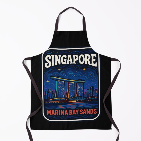 Item preview, Singapore Marina Bay Sands Night Travel designed and sold by TomFrontierArt.