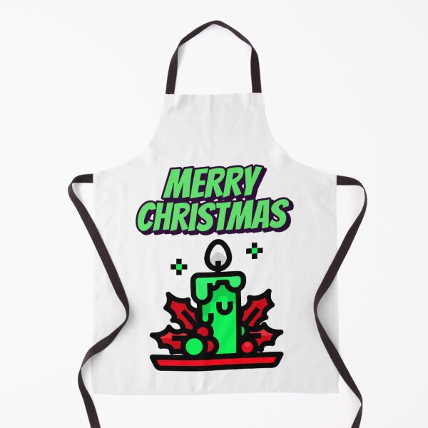 Item preview, Merry Christmas Green Candle With Holly And Berries  designed and sold by RykerKare.