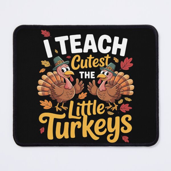 Item preview, Womens Thanksgiving I Teach The Cutest Turkeys designed and sold by KonstanKoraner.