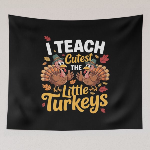Item preview, Womens Thanksgiving I Teach The Cutest Turkeys  designed and sold by KonstanKoraner.