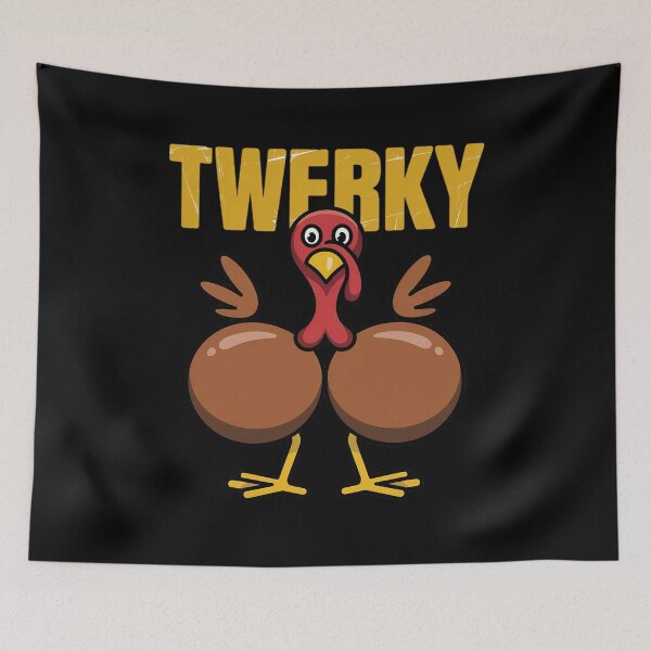 Item preview, Twerky Turkey Butt Thanksgiving Twerk Dance Pun Gift designed and sold by CultureSpec.
