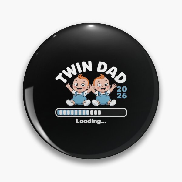 Item preview, Twin Dad 2026 Loading Cute Baby Boy Pregnancy Announce designed and sold by CultureSpec.