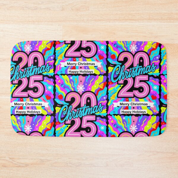 Item preview, Christmas 2025 Celebration Colorful Festive Holiday Design designed and sold by SplashTastic.