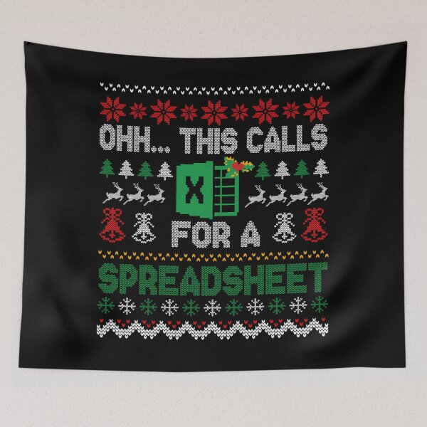 Item preview, Fashion Nerd Holiday Spreadsheet Oh This Funny Calls Christmas For Classic designed and sold by JasonCorvar.