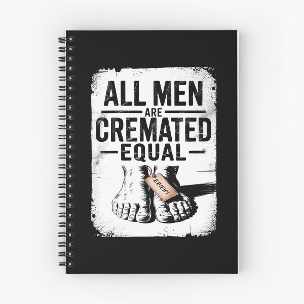 Item preview, All Men Are Cremated Equal  designed and sold by lilLilaBatArt.