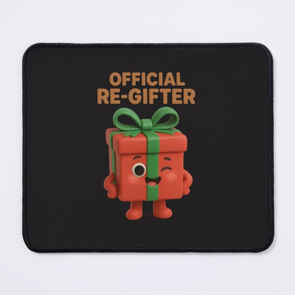 Item preview, Cute Christmas Gift Box Character - Office Re-Gifter | Kawaii Fun Holiday Christmas Art designed and sold by Moons Studio.