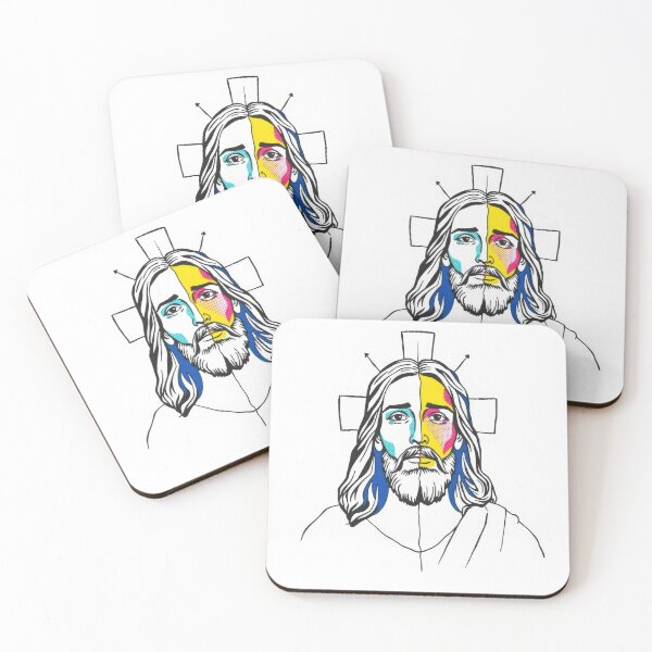 Item preview, JESUS CHRIST MINIMALISM DRAWING designed and sold by InFaithWeTrust.