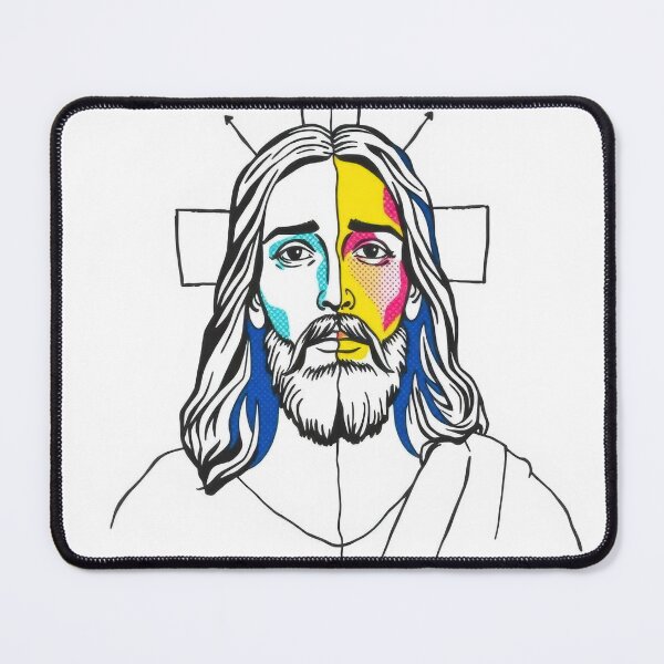 Item preview, JESUS CHRIST MINIMALISM DRAWING designed and sold by InFaithWeTrust.
