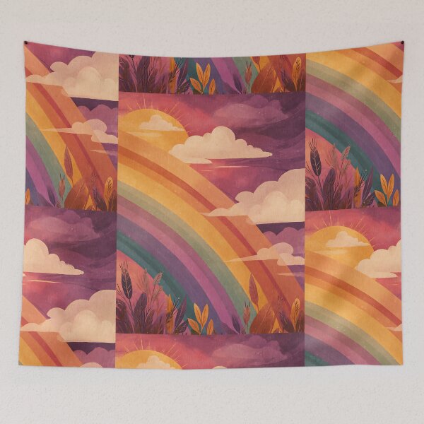 Item preview, Modern Rainbow Colorful Spectrum designed and sold by bapupa.