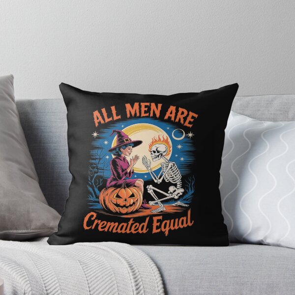 Item preview, All Men Are Cremated Equal Halloween Witch Feminist  designed and sold by KonstanKoraner.