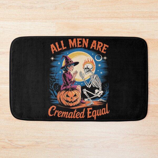 Item preview, All Men Are Cremated Equal Halloween Witch Feminist  designed and sold by KonstanKoraner.