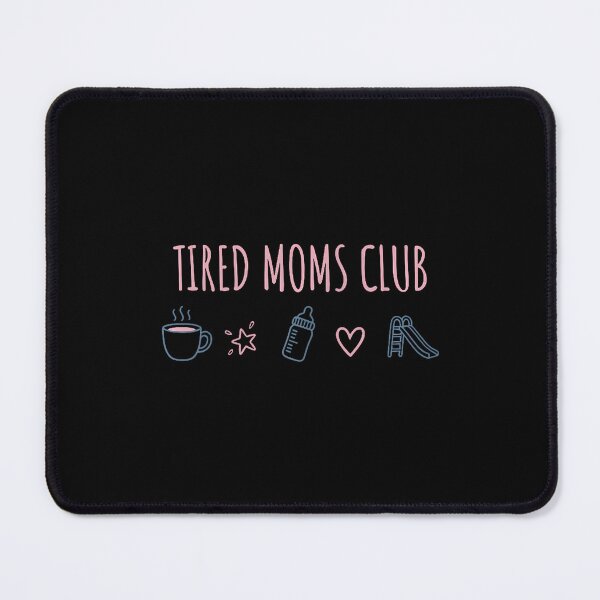 Item preview, Womens Tired Moms Club Pastel Icons Coffee Bottle Heart Slide designed and sold by KristinCleo.