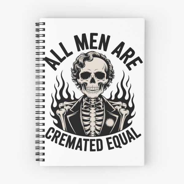 Item preview, All Men Are Cremated Equal Goth Dead Body Coroner Halloween  designed and sold by KonstanKoraner.
