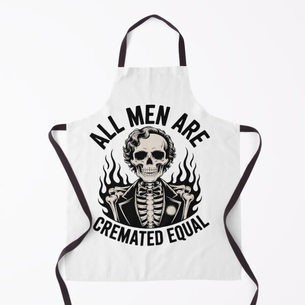 Item preview, All Men Are Cremated Equal Goth Dead Body Coroner Halloween  designed and sold by KonstanKoraner.