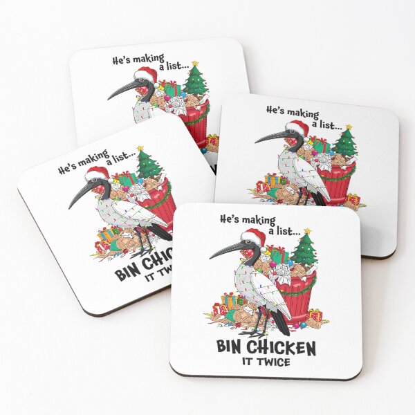 Item preview, He Is Making A List Bin Chicken It Twice Aussie Xmas Ibis designed and sold by michaelnugent72.