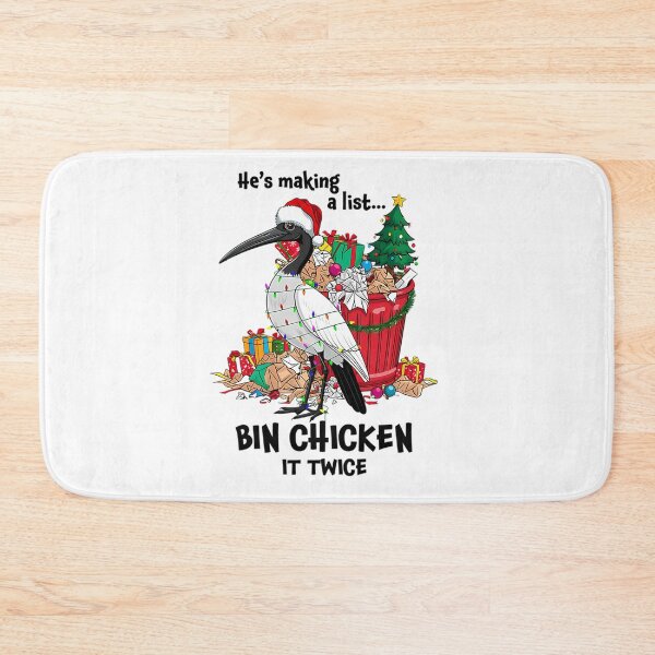 Item preview, He Is Making A List Bin Chicken It Twice Aussie Xmas Ibis designed and sold by michaelnugent72.