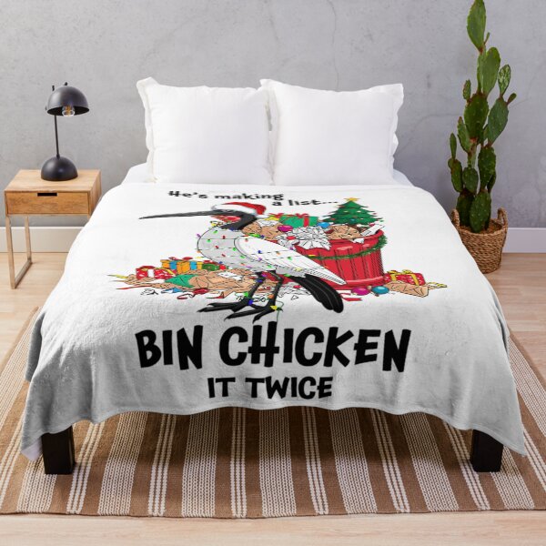Item preview, He Is Making A List Bin Chicken It Twice Aussie Xmas Ibis designed and sold by michaelnugent72.