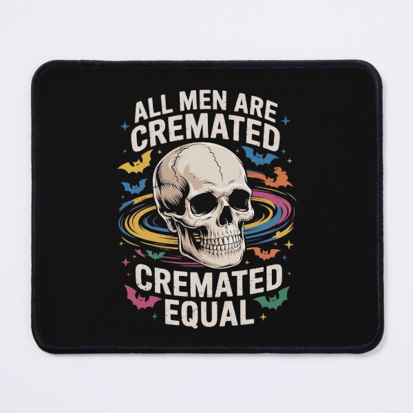 Item preview, All Men Are Cremated Equal Halloween Costume Skull1  designed and sold by lilLilaBatArt.
