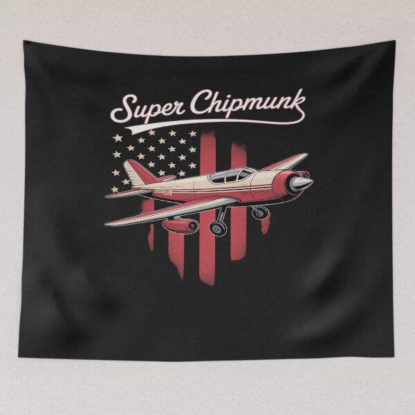 Item preview, Super Chipmunk Control Line RC Airplane 4th of July USA Flag designed and sold by TAYLOROUSDALE.