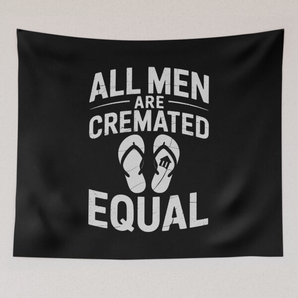 Item preview, All Men Are Cremated Equal Medical Examiner Coroner  designed and sold by lilLilaBatArt.