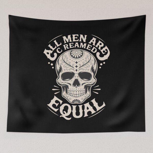 Item preview, All Men Are Cremated Equal Mortician Coffin Morgue Worker  designed and sold by KonstanKoraner.