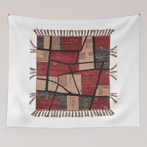 Item preview, Vintage Berber Amazigh Abstract Art Print designed and sold by designwiss.