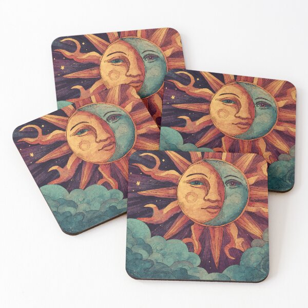 Item preview, Mystical Sun and Moon Spiritual designed and sold by bapupa.