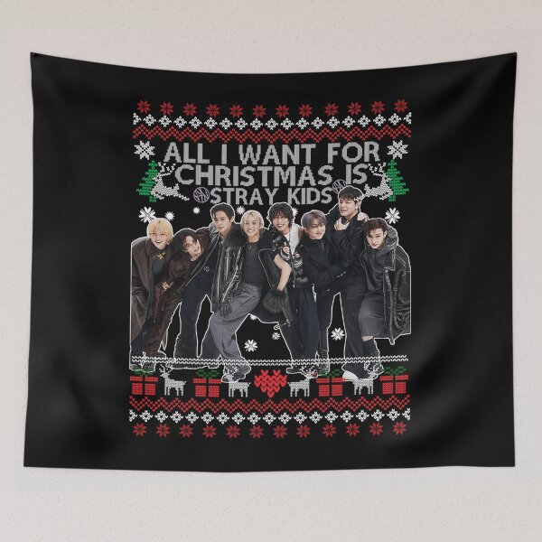 Item preview, All I Want For Christmas Is Stray Kids designed and sold by michaelnugent72.