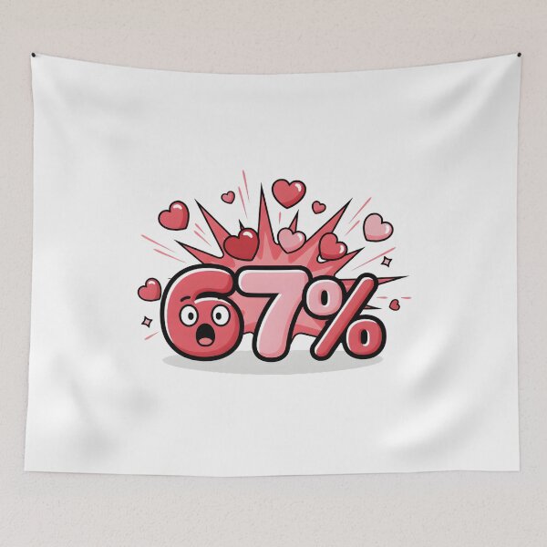 Item preview, 67% Love Explosion Hearts Valentine designed and sold by MotivaChic.