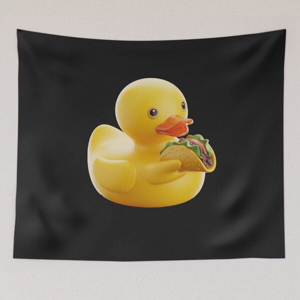 Item preview, Taco Eating Rubber Duck designed and sold by TAYLOROUSDALE.
