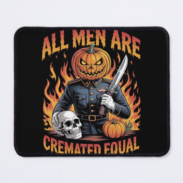 Item preview, All Men Are Cremated Equal, Halloween designed and sold by KonstanKoraner.