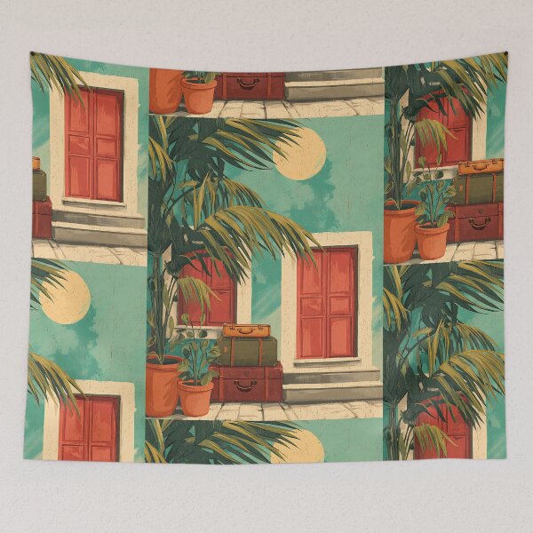 Item preview, Retro Vintage Travel Boho designed and sold by bapupa.