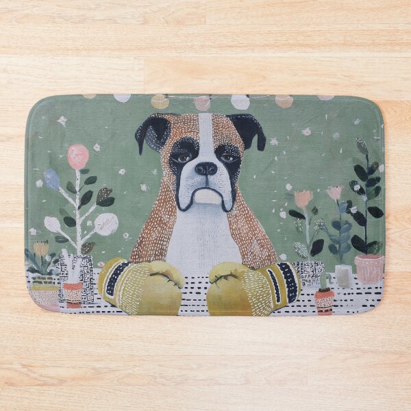 Item preview, Boxer Dog with Green Gloves designed and sold by lautir.