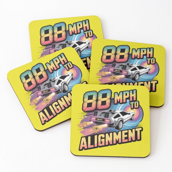 Item preview, Vintage Classic Car Delorean 88 MPH designed and sold by PrintCarClub.