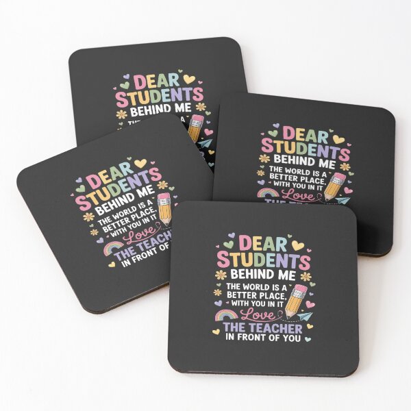 Item preview, Teacher Dear Students Behind Me Back Teacher Inspirational designed and sold by TAYLOROUSDALE.