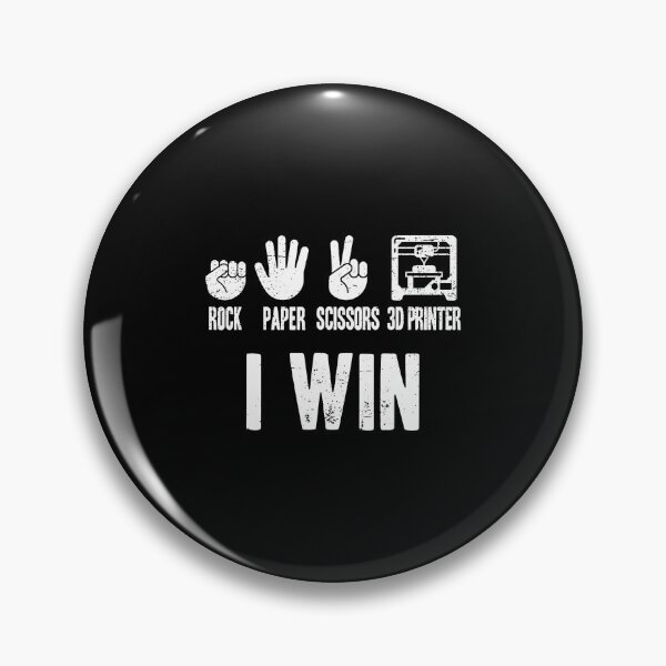 Item preview, Rock Paper Scissor 3D Printer Funny 3D Printing designed and sold by FlorenceNorma.