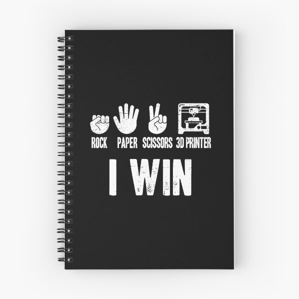 Item preview, Rock Paper Scissor 3D Printer Funny 3D Printing designed and sold by FlorenceNorma.