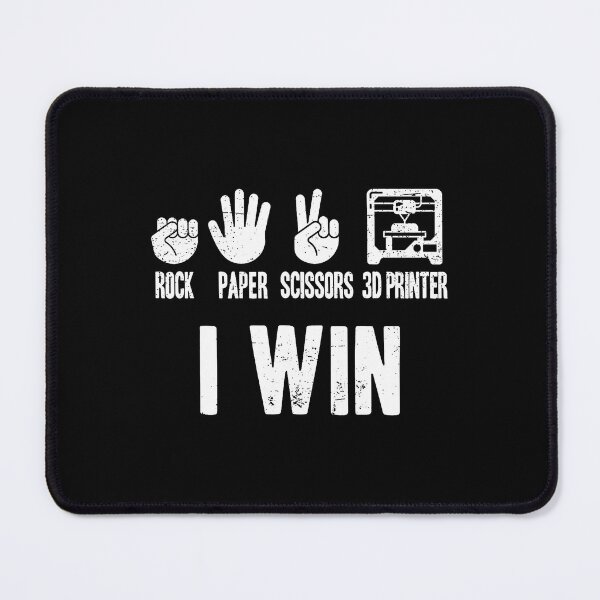 Item preview, Rock Paper Scissor 3D Printer Funny 3D Printing designed and sold by FlorenceNorma.