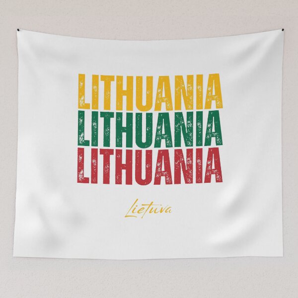 Item preview, Flag of Lithuania, I love Lithuania designed and sold by Dressyourflag.