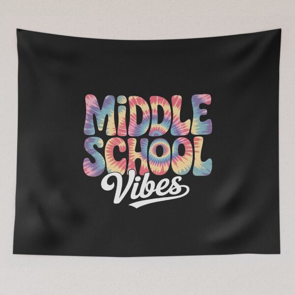 Item preview, Teacher Student Middle School Vibes First Day of School Kids designed and sold by TAYLOROUSDALE.