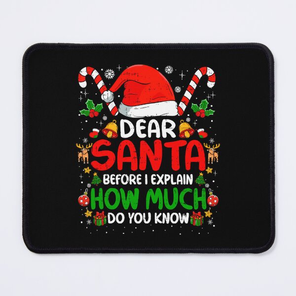 Item preview, Funny The I Dear Can List On Christmas Santa Santa Naughty Explain designed and sold by JoelyNavarro.