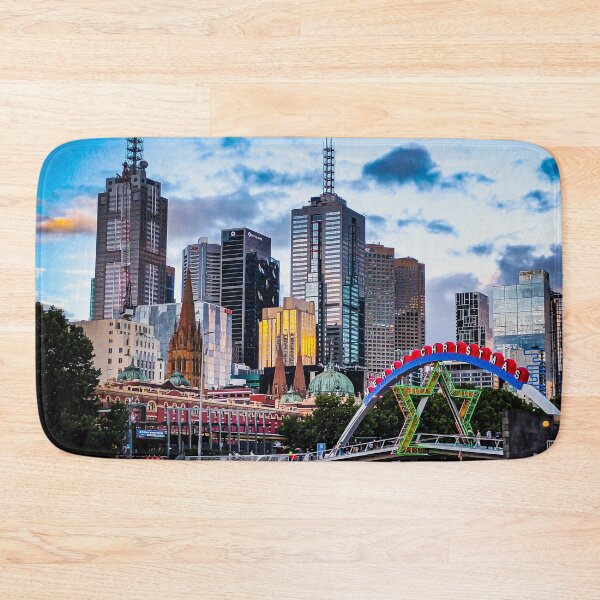 Item preview, Christmas by the Yarra River - Melbourne, Victoria, Australia designed and sold by Steven Jodoin.