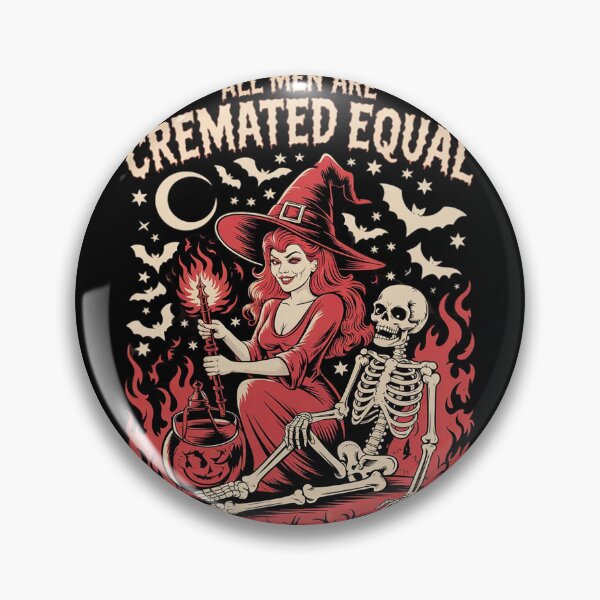 Item preview, Cremated Men, Feminist Halloween, All Men Are Cremated Equal  designed and sold by lilLilaBatArt.