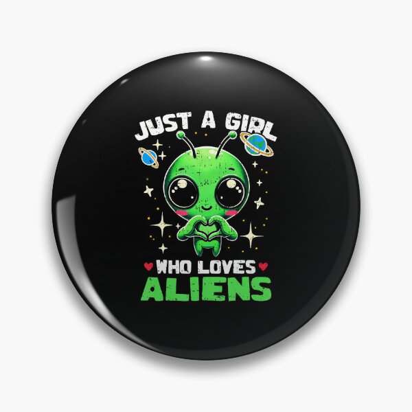 Artikelvorschau, Lustig – Einfach ein Mädchen, das Aliens liebt – Süße Alien-Liebhaberinnen entworfen und verkauft von FlorenceNorma.