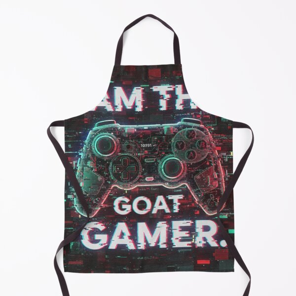 Item preview, Digital Glitch GOAT Gamer designed and sold by LoganDzign.