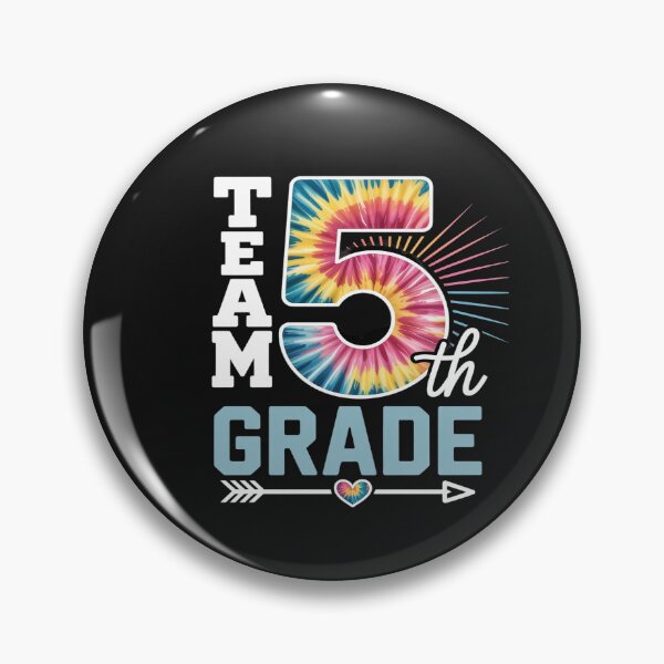 Item preview, Team Fifth Grade Tie Dye Jersey Style Teacher Student School designed and sold by VladimiaPutin.