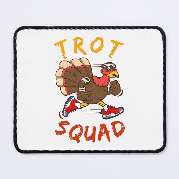 Item preview, Gobble Happy Trot Thanksgiving Cute 80s Squad Fall designed and sold by CalvinVanAuken.